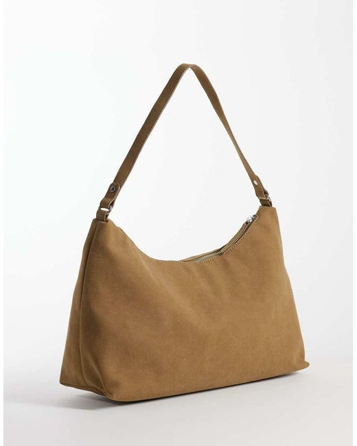 Gina Tricot Brown Slouchy Shoulder Bag
