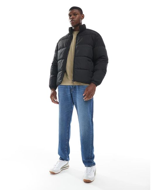 Jack & Jones Blue Puffer Jacket for men