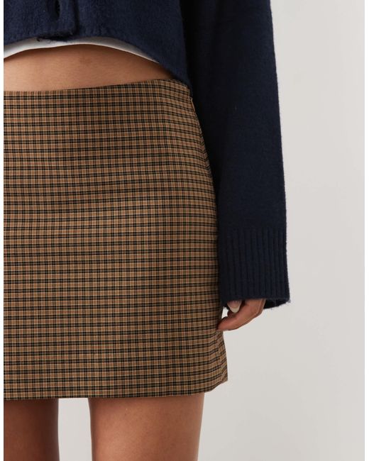 Mango White Mini Skirt