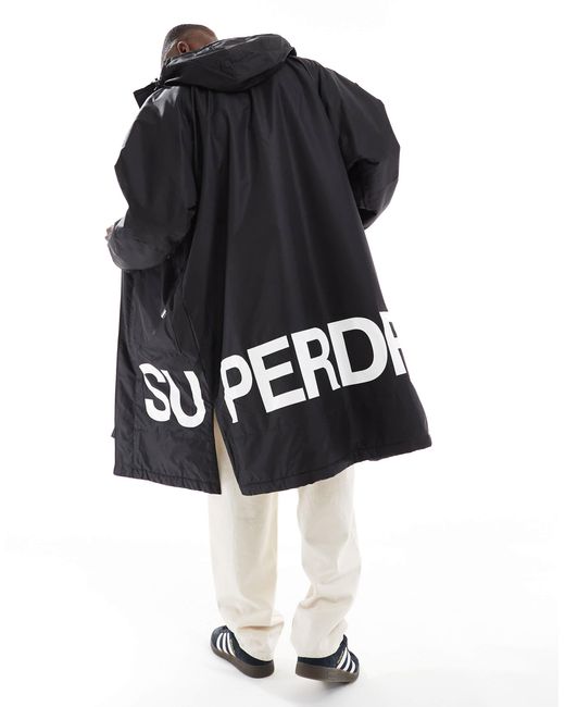 Superdry – bademantel in Black für Herren