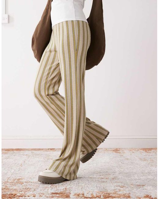 RVCA Natural Willow Flared Trousers