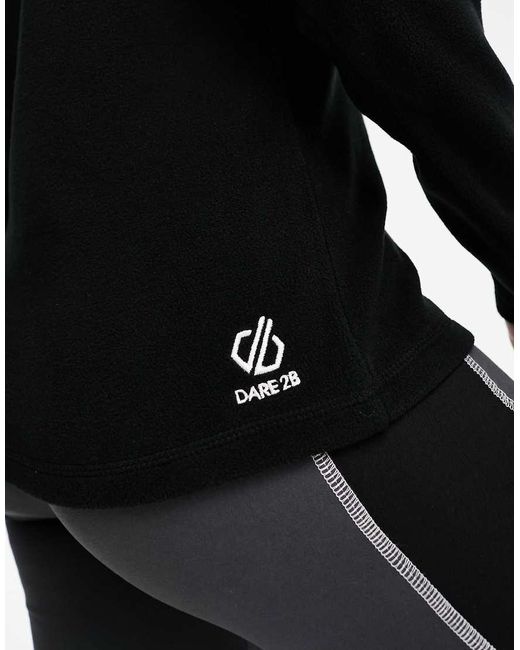 Dare 2b Black Dare2B 1/4 Length Zip Fleece