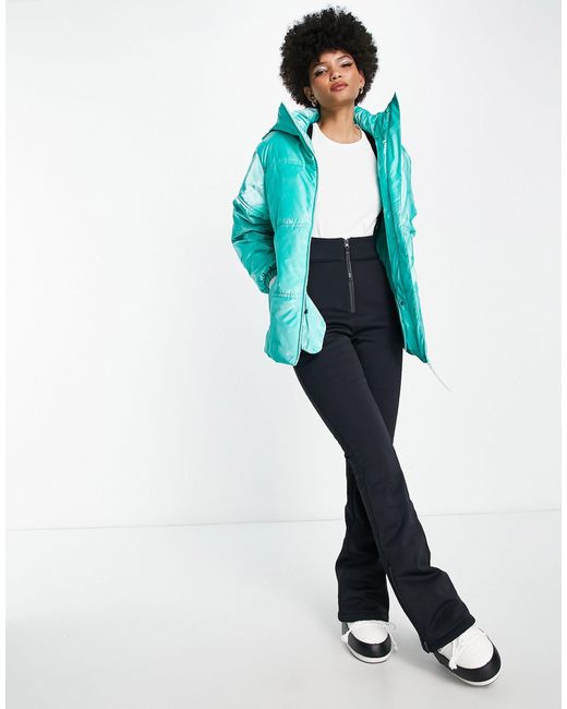ASOS 4505 Tall Ski Hishine Puffer Jacket in Blue Lyst