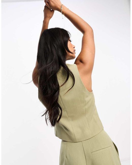 ASOS Green Waistcoat