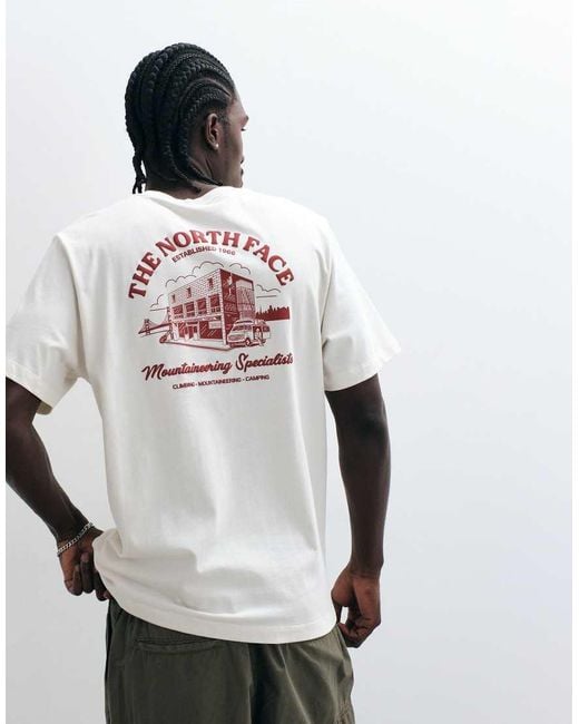 The North Face White Og Store Graphic T-Shirt for men