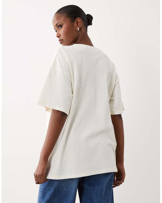 Rip Curl Blue Rip Curl X Farm Rio Graphic Print Oversized Tee