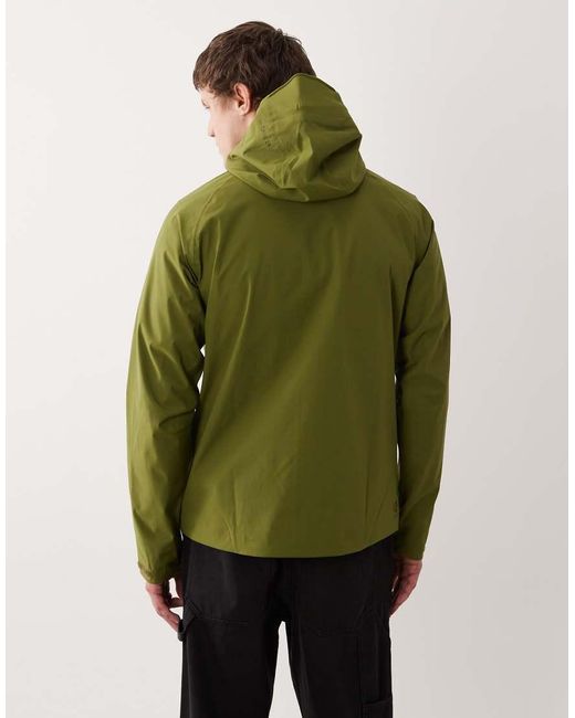 Dare 2b Green Waterproof Breathable Switch Out Iii Jacket for men