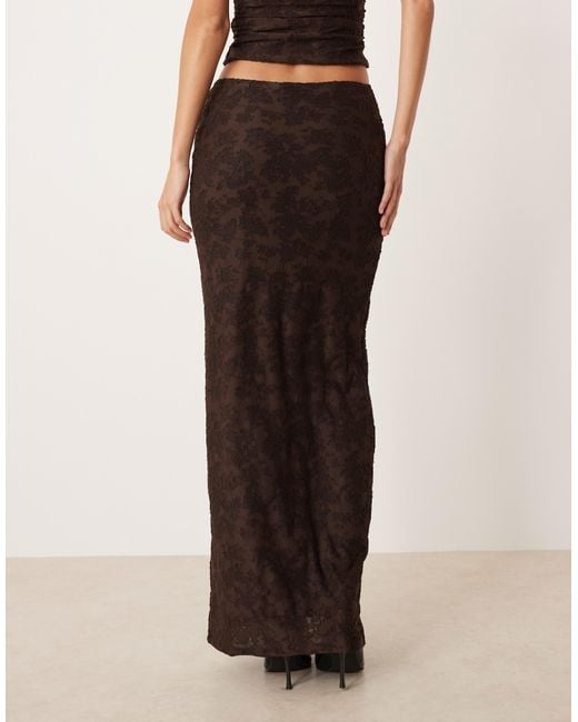 ASOS Natural Co-ord Column Maxi Skirt