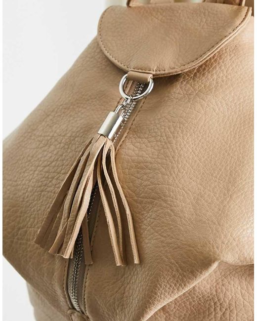 French Connection Slouchy Backpack in Natural | Lyst UK display picture 3