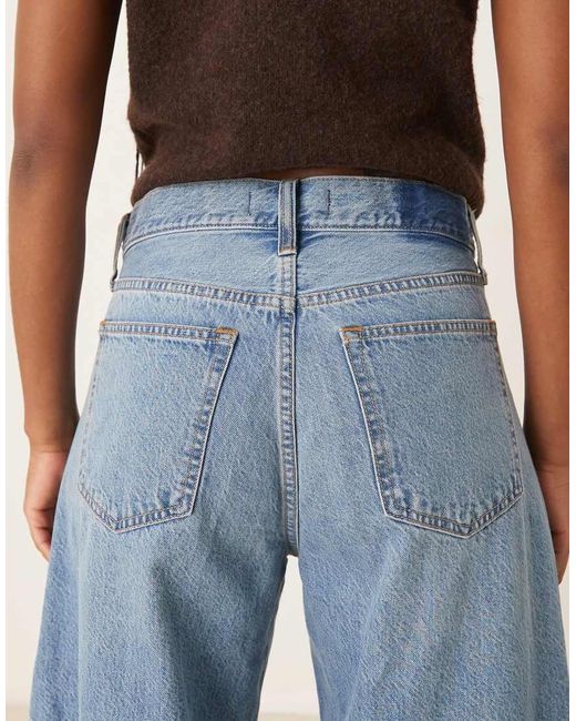 Abercrombie & Fitch Blue Ultra Barrel Jean