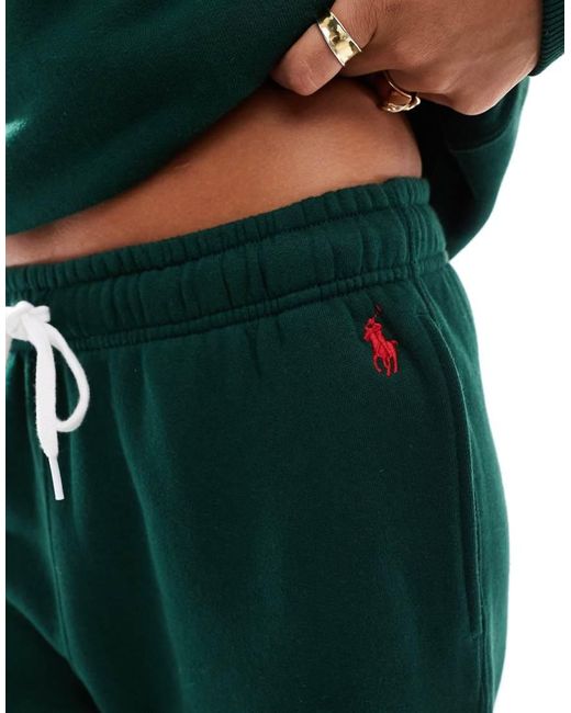 Polo Ralph Lauren Green Icon Logo Cuffed joggers