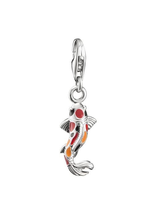 Thomas Sabo White Charm Pendant Koi Original