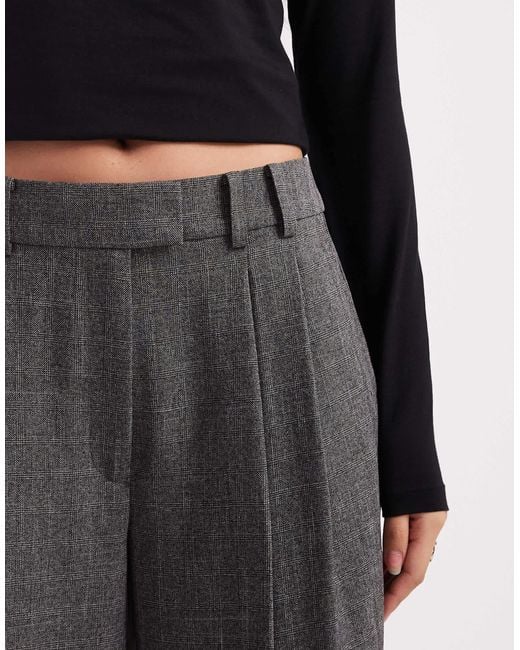 ASOS Black Low Rise Mensy Trousers