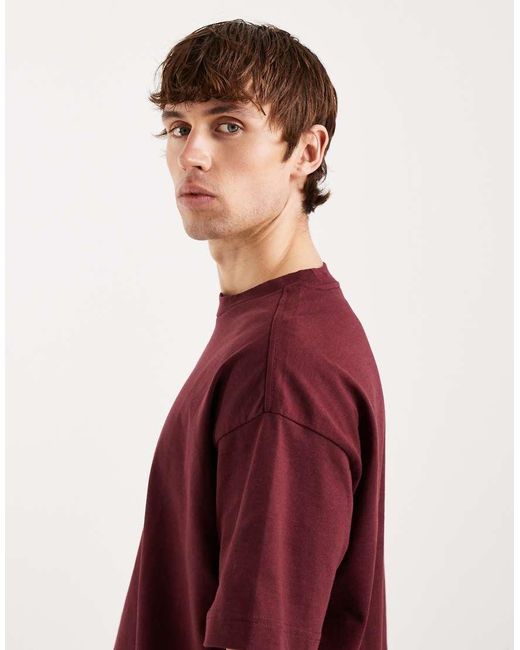 Cotton On Red Box Fit T-shirt for men