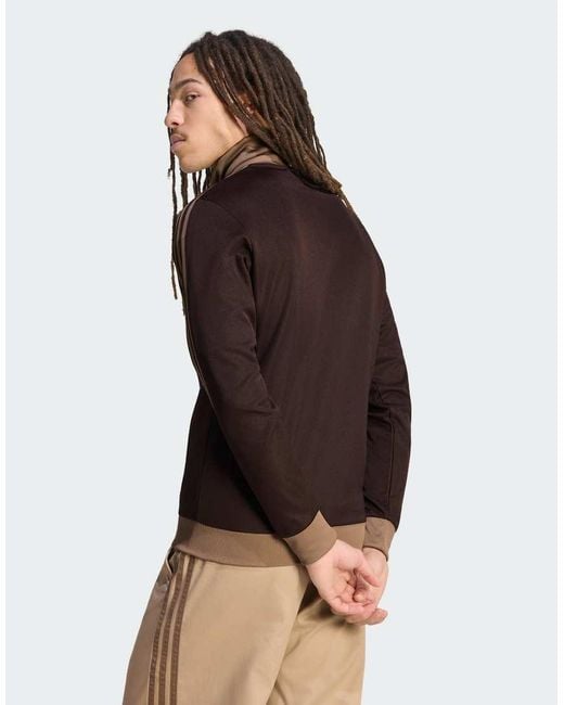 Adidas Originals Brown Classic Track Top for men
