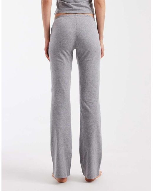 Cotton On White Sleep Recovery Roll Waist Trouser