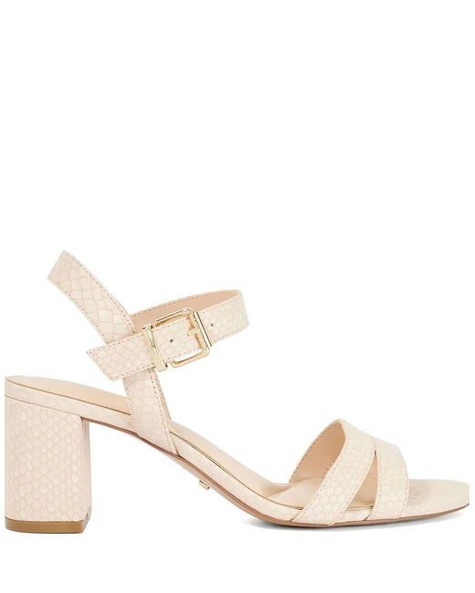 Dune White Merisa Smart Sandals