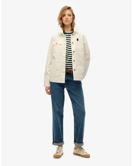 Superdry Blue Chore Jacket