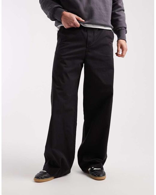 Cotton On Black Super baggy Trouser for men