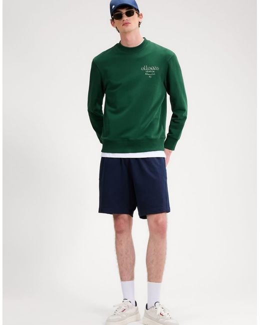 Ellesse Green Scroll Sweatshirt for men