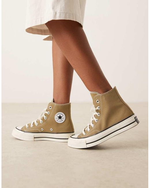 Chuck 70 Hi di Converse in Natural
