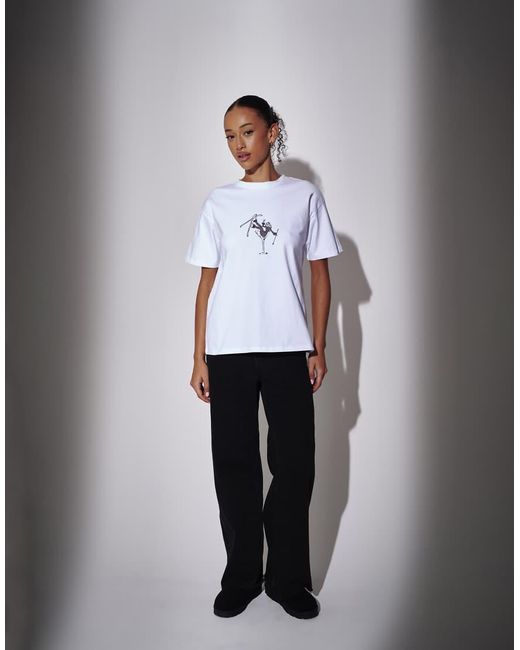 South Beach White Ski Cocktail Class Oversized Tshirt