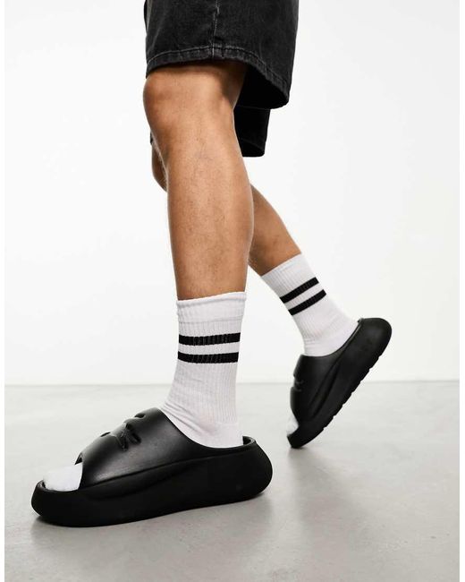 Lacoste Black Serve 3.0xl Sliders for men