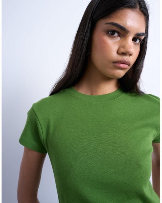 TOPSHOP Green Everyday Tee