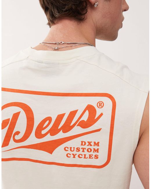 Deus Ex Machina – phase – trägershirt in Natural für Herren