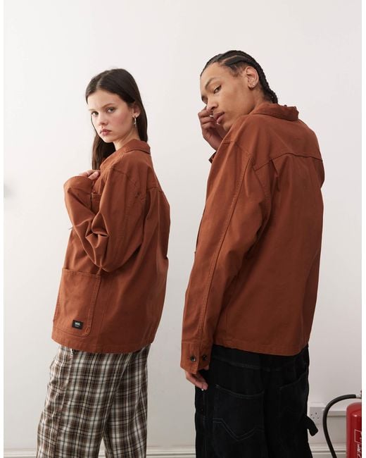 Vans Brown Drill Chore Canvas Jacket