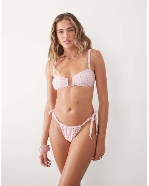 Going Somewhere Green Wired Bralet Bikini Top