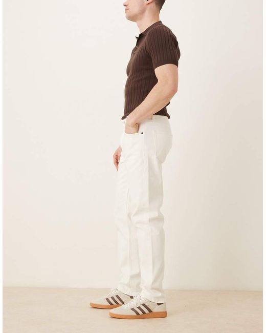 Mango Natural Tapered Fit Jeans for men
