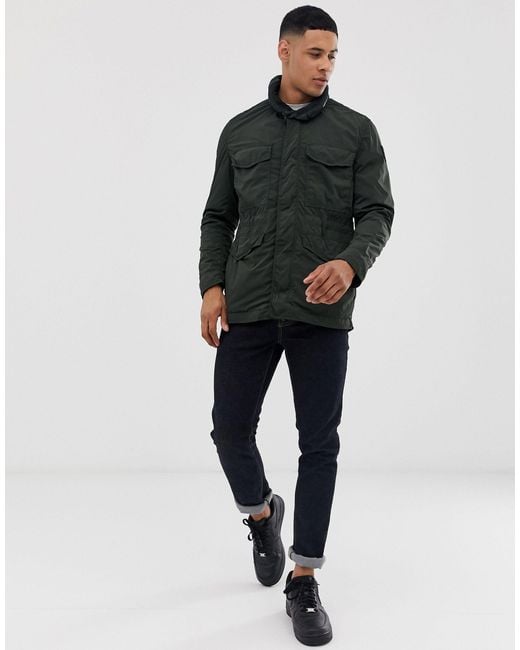 BOSS by HUGO BOSS Olisso Four Pocket Field Jacket in Green for Men Lyst Australia