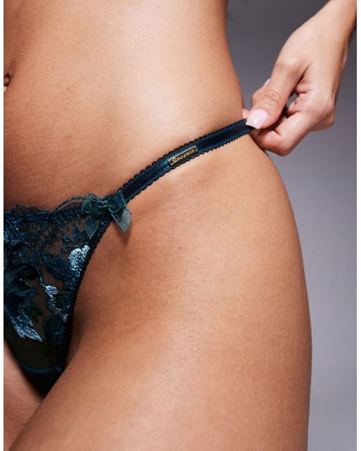 Boux Avenue Blue Gisella Co-ord Thong