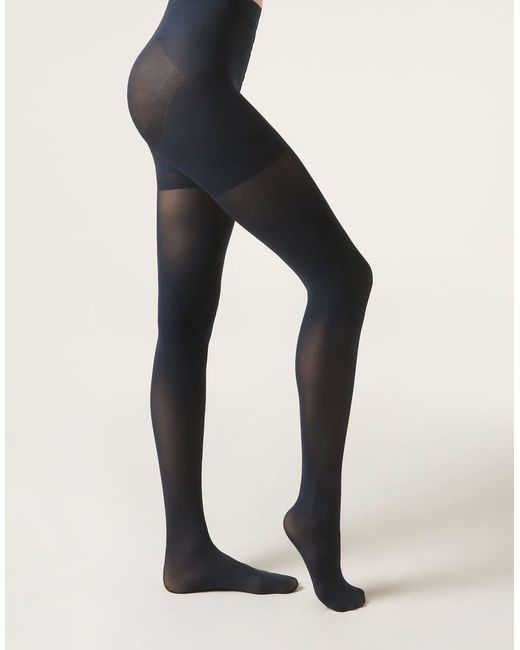 Calzedonia Blue Strong Sculpt 50 Denier Opaque Tights