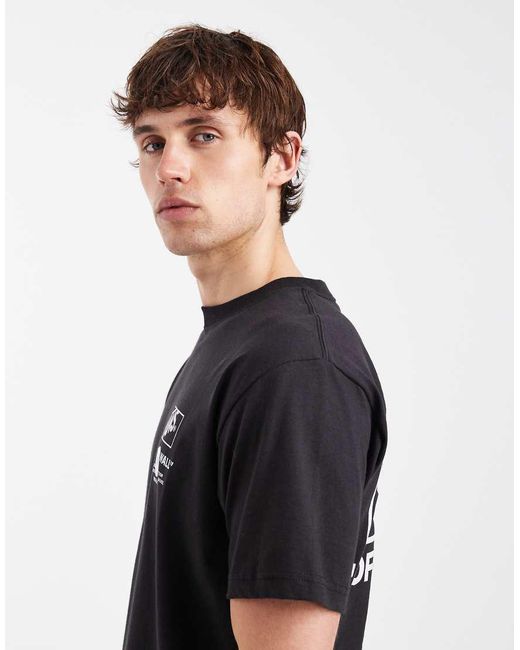 Vans Black Stacked Hi Tee for men