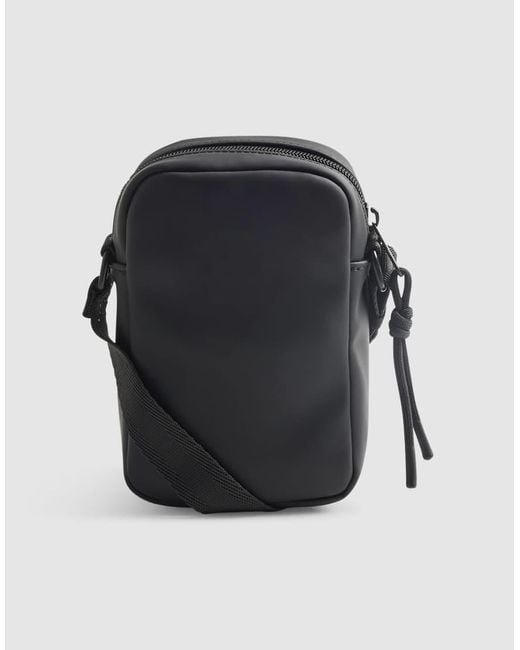 River Island Gray Rubberised Mcmxii Crossbody Bag for men