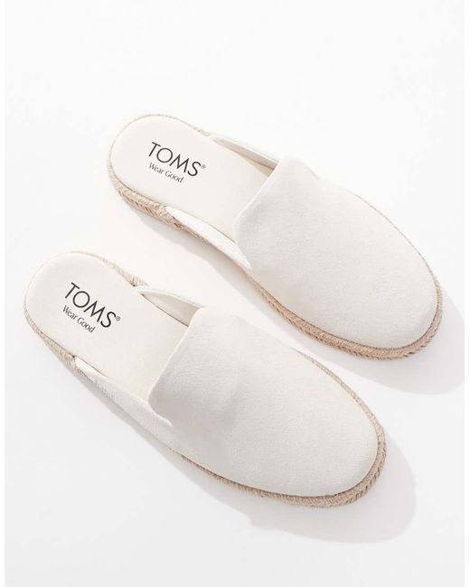 TOMS White Santiago Mule