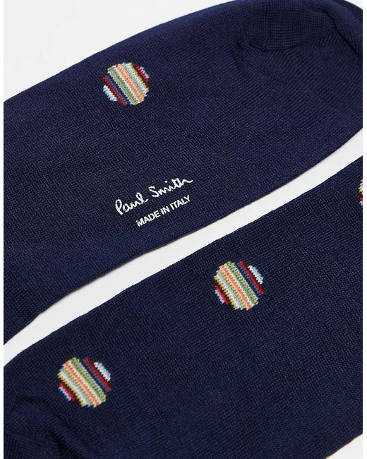 Paul Smith Blue Paul Smith Polka Dot Socks for men