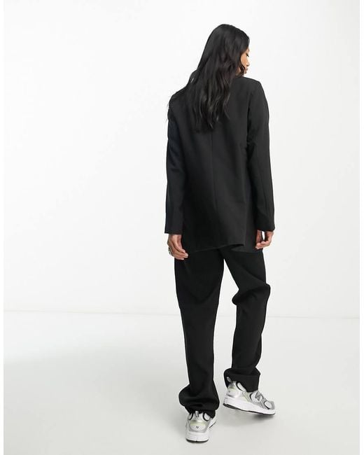 Object Blazer in het Black