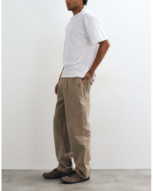 Abercrombie & Fitch Gray Relaxed Fit Jeans for men