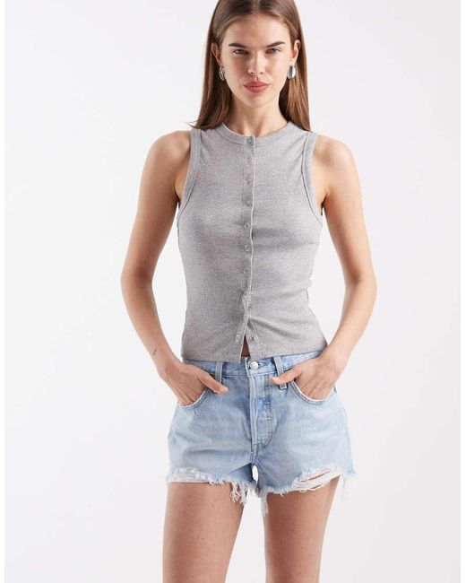 Levi's Blue 501 Original Denim Shorts