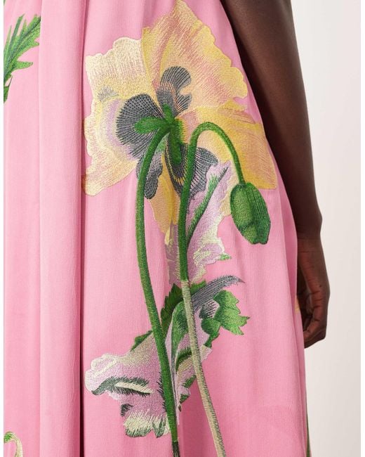 sachin and babi light blue dress Veni Infantino A-Line Botanical Dress Lilac | Free UK & Ireland Shipping main image 0