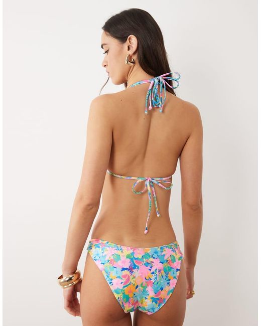 Kulani Kinis Natural Pretty Paradise Halter Bikini Top