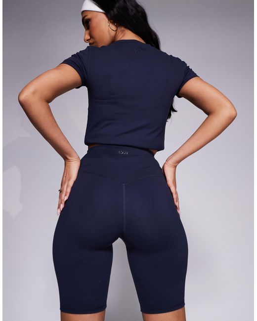 Icon - short legging 20 cm doux au toucher et à séchage rapide - bleu nuit 4505 en coloris Blue