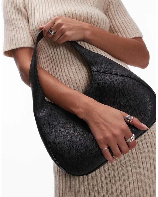 Mango Natural Rounded Shoulder Bag