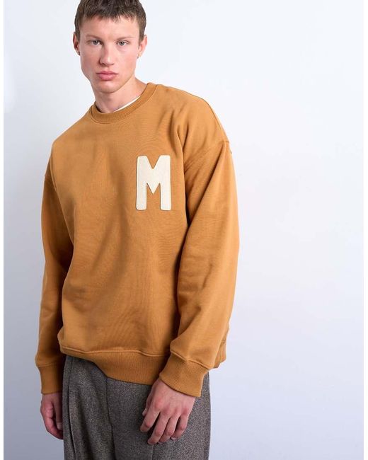 Topman Multicolor Oversized Fit Sweatshirt With Maison for men