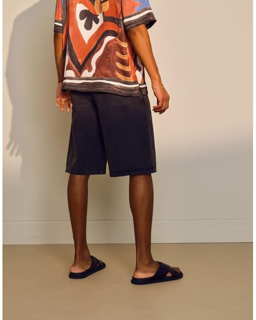 Topman Natural Washed Twill Shorts for men