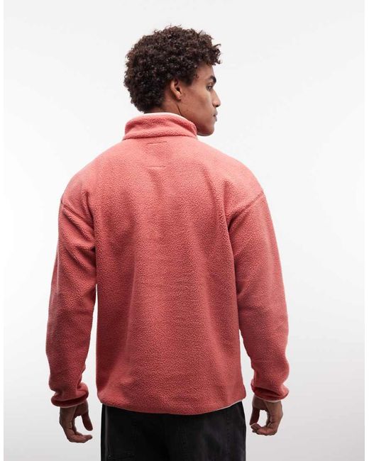 Columbia Red Helvetia Ii Half Snap Fleece for men