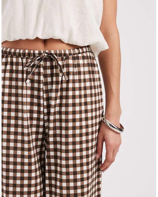 Pantaloni di Threadbare in Brown